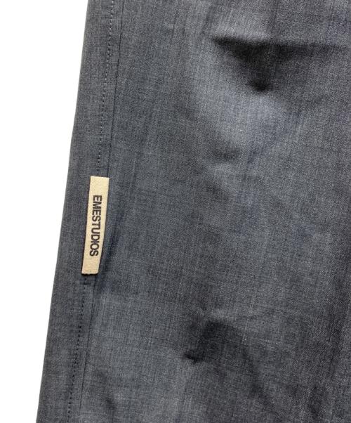 EMESTUDIOS（エメ スタジオズ）EMESTUDIOS (エメ スタジオズ) タックパンツ グレー サイズ:36の古着・服飾アイテム