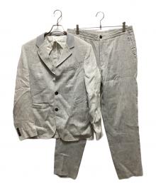 ERMENEGILDO ZEGNA（エルメネジルド・ゼニア）の古着「リネンイージーセットアップ」｜グレー