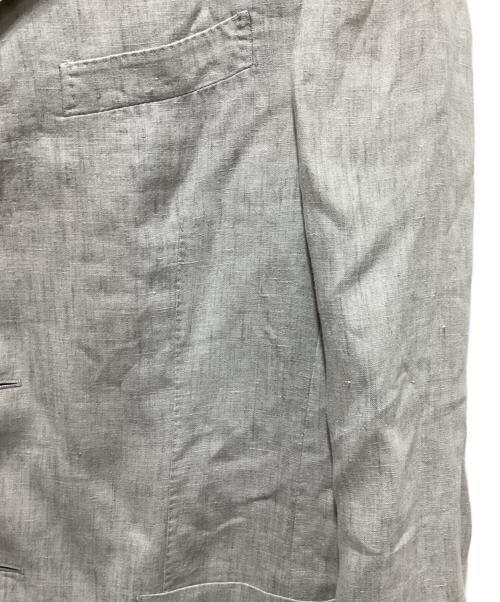 ERMENEGILDO ZEGNA（エルメネジルド・ゼニア）Ermenegildo Zegna (エルメネジルド・ゼニア) リネンイージーセットアップ グレー サイズ:48の古着・服飾アイテム