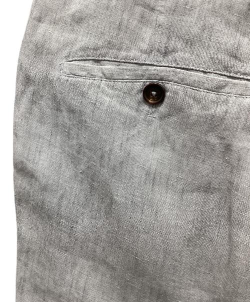 ERMENEGILDO ZEGNA（エルメネジルド・ゼニア）Ermenegildo Zegna (エルメネジルド・ゼニア) リネンイージーセットアップ グレー サイズ:48の古着・服飾アイテム