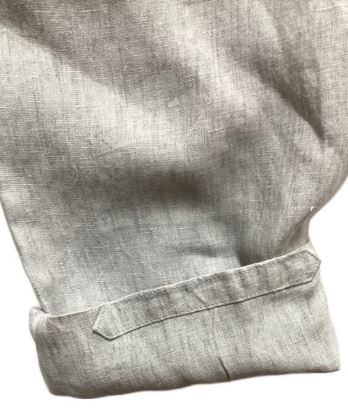 ERMENEGILDO ZEGNA（エルメネジルド・ゼニア）Ermenegildo Zegna (エルメネジルド・ゼニア) リネンイージーセットアップ グレー サイズ:48の古着・服飾アイテム