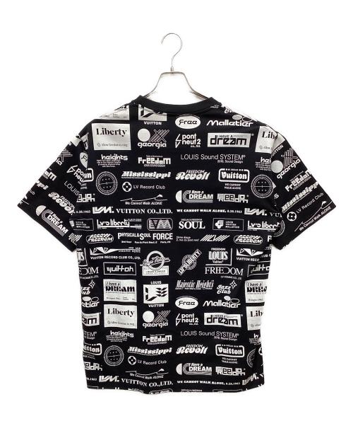 LOUIS VUITTON（ルイ ヴィトン）LOUIS VUITTON (ルイ ヴィトン) オールオーバーロゴ プリントTシャツ ブラック サイズ:XXLの古着・服飾アイテム