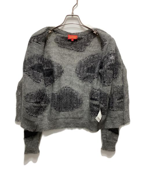 Vivienne Westwood RED LABEL（ヴィヴィアンウエストウッドレッドレーベル）Vivienne Westwood RED LABEL (ヴィヴィアンウエストウッドレッドレーベル) モヘアカーディガン グレー サイズ:１の古着・服飾アイテム