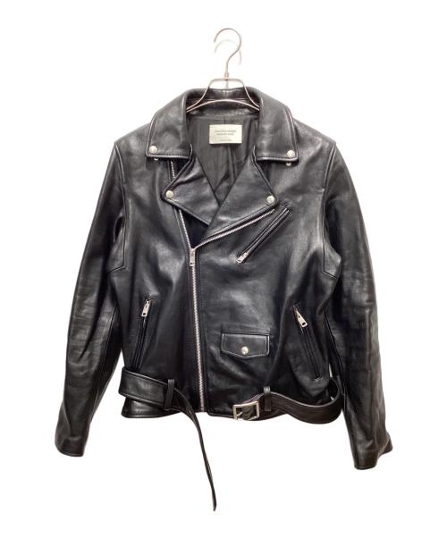 beautiful people（ビューティフルピープル）beautiful people (ビューティフルピープル) vintage leather THE /a riders jacket ブラック サイズ:190の古着・服飾アイテム