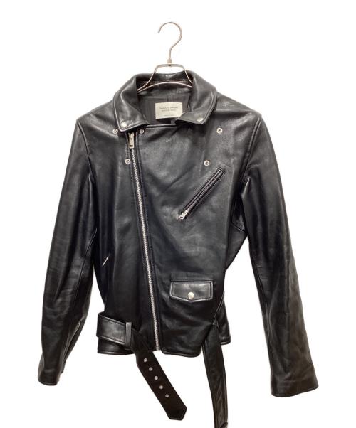 beautiful people（ビューティフルピープル）beautiful people (ビューティフルピープル) vintage leather THE /a riders jacket ブラック サイズ:190の古着・服飾アイテム