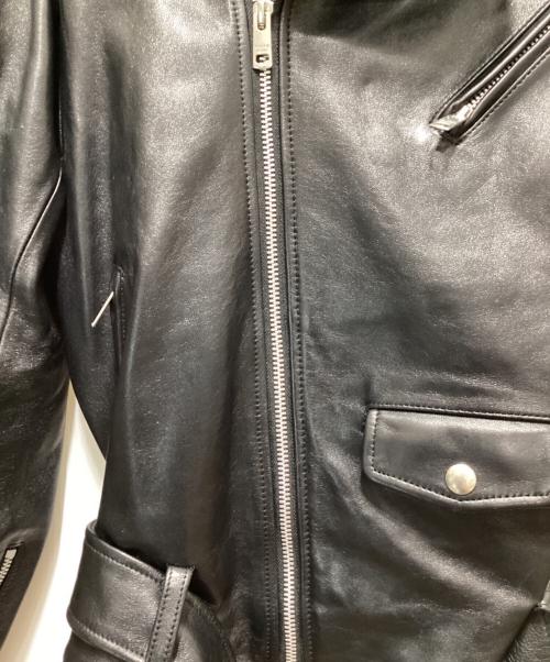 beautiful people（ビューティフルピープル）beautiful people (ビューティフルピープル) vintage leather THE /a riders jacket ブラック サイズ:190の古着・服飾アイテム