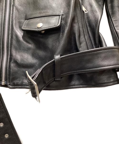 beautiful people（ビューティフルピープル）beautiful people (ビューティフルピープル) vintage leather THE /a riders jacket ブラック サイズ:190の古着・服飾アイテム
