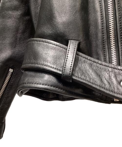 beautiful people（ビューティフルピープル）beautiful people (ビューティフルピープル) vintage leather THE /a riders jacket ブラック サイズ:190の古着・服飾アイテム