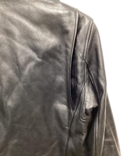 beautiful people（ビューティフルピープル）beautiful people (ビューティフルピープル) vintage leather THE /a riders jacket ブラック サイズ:190の古着・服飾アイテム