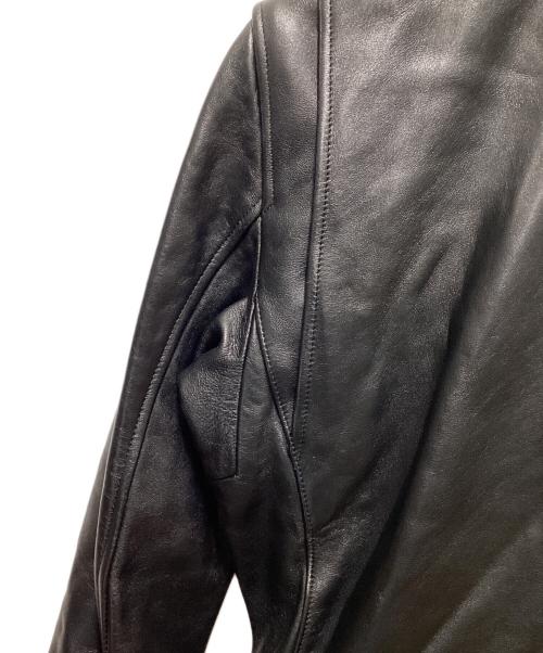 beautiful people（ビューティフルピープル）beautiful people (ビューティフルピープル) vintage leather THE /a riders jacket ブラック サイズ:190の古着・服飾アイテム