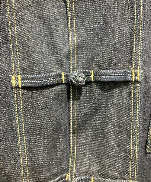 FreshService（フレッシュサービス）FreshService (フレッシュサービス) CORPORATE DENIM KUNG-FU COVERALL インディゴ サイズ:Lの古着・服飾アイテム