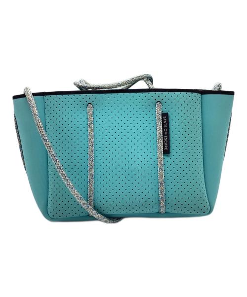 STATE OF ESCAPE（ステイトオブエスケープ）STATE OF ESCAPE (ステイトオブエスケープ) PETITE ESCAPE BAG ブルーの古着・服飾アイテム