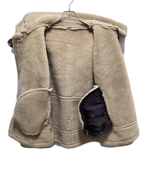 TOP GUN（トップガン）TOP GUN (トップガン) Wool PU Shearling Jacket/フェイクムートンジャケット ブラウン サイズ:Lの古着・服飾アイテム