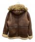 TOP GUN (トップガン) Wool PU Shearling Jacket/フェイクムートンジャケット ブラウン サイズ:L：15000円