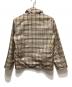 中古・古着 BURBERRY GOLF (バーバリーゴルフ) リバーシブルジャケット ベージュ サイズ:M：12000円