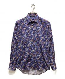 ETRO（エトロ）の古着「花柄シャツ」｜ブルー