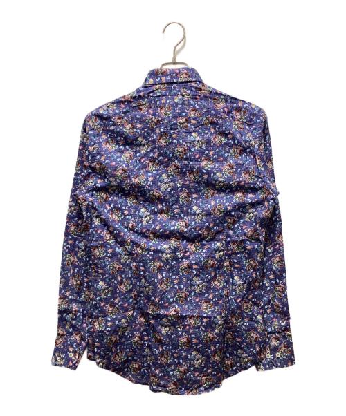 ETRO（エトロ）ETRO (エトロ) 花柄シャツ ブルー サイズ:38の古着・服飾アイテム