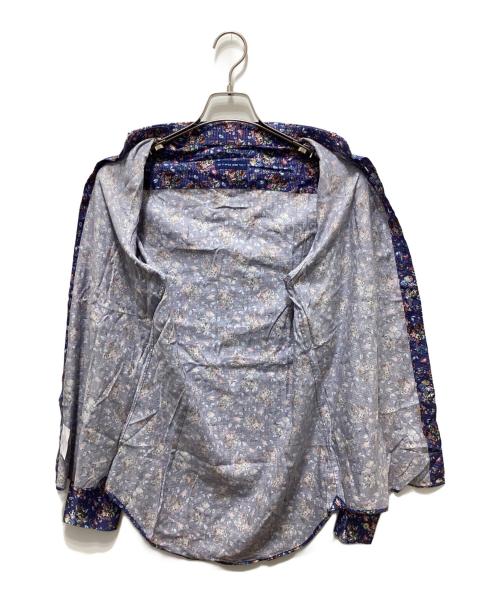ETRO（エトロ）ETRO (エトロ) 花柄シャツ ブルー サイズ:38の古着・服飾アイテム