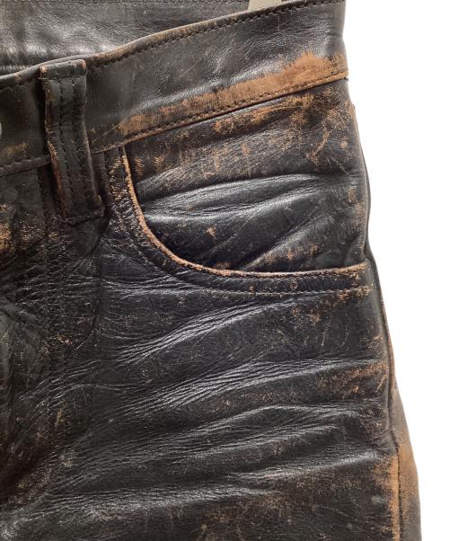 Buco（ブコ）Buco (ブコ) ホースハイドレザーパンツ ブラック サイズ:SIZE29　Ｗ29の古着・服飾アイテム