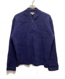 GIORGIO ARMANI（ジョルジオアルマーニ）の古着「アルパカブレンドニットジャケット」｜ネイビー