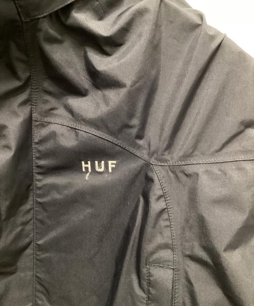 HUF（ハフ）HUF (ハフ) OG LOGO 3LAYER SHELL JACKET ブラック サイズ:Sの古着・服飾アイテム