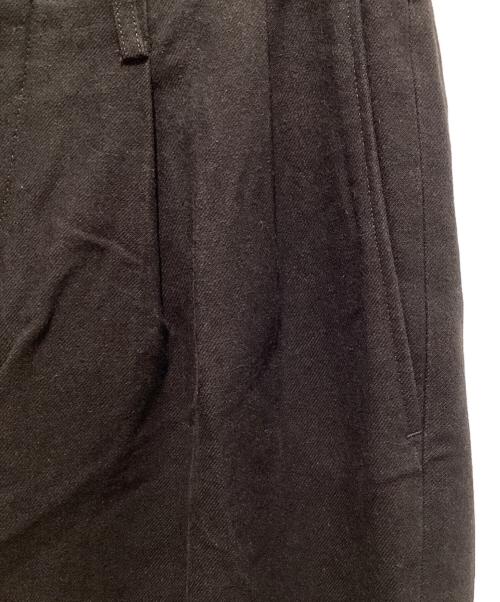 Y's for men（ワイズフォーメン）Y'S for men (ワイズフォーメン) リネン混ワイドパンツ ブラウン サイズ:3の古着・服飾アイテム