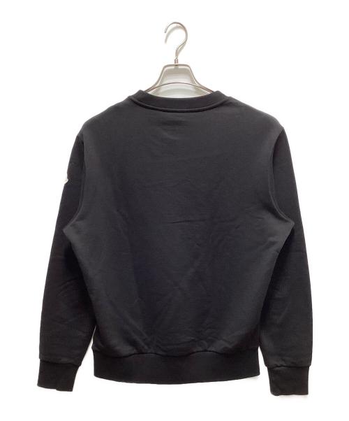 MONCLER（モンクレール）MONCLER (モンクレール) フロントロゴスウェット ブラック サイズ:Mの古着・服飾アイテム
