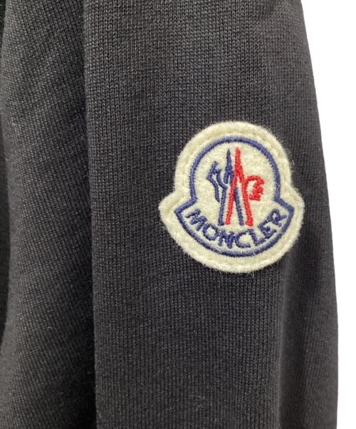 MONCLER（モンクレール）MONCLER (モンクレール) フロントロゴスウェット ブラック サイズ:Mの古着・服飾アイテム