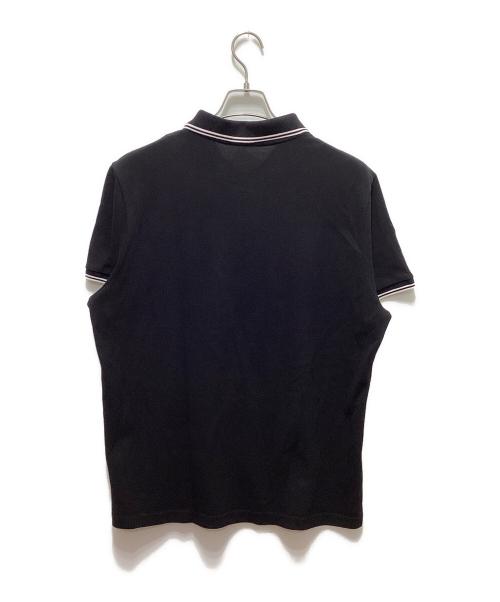 MONCLER（モンクレール）MONCLER (モンクレール) ポロシャツ ブラック サイズ:XLの古着・服飾アイテム