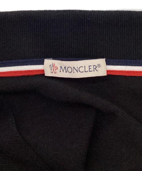 MONCLER（モンクレール）MONCLER (モンクレール) ポロシャツ ブラック サイズ:XLの古着・服飾アイテム