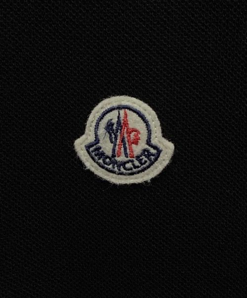 MONCLER（モンクレール）MONCLER (モンクレール) ポロシャツ ブラック サイズ:XLの古着・服飾アイテム