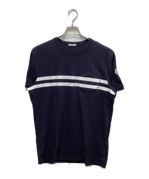 MONCLER（モンクレール）MONCLER (モンクレール) MAGLIA T-SHIRT ネイビー サイズ:XLの古着・服飾アイテム