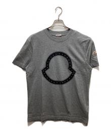 MONCLER（モンクレール）の古着「スタッズロゴTシャツ」｜グレー
