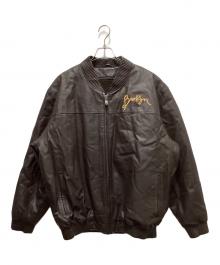 BROOKLYN BOMBER（ブルックリン ボンバー）の古着「レザーブルゾン」｜ブラウン