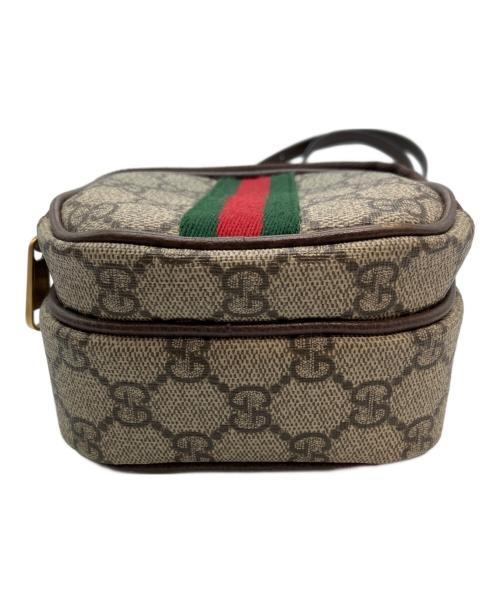 GUCCI（グッチ）GUCCI (グッチ) オフィディア ミニショルダーバッグ ブラウンの古着・服飾アイテム
