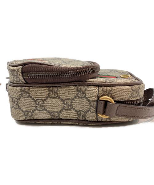 GUCCI（グッチ）GUCCI (グッチ) オフィディア ミニショルダーバッグ ブラウンの古着・服飾アイテム