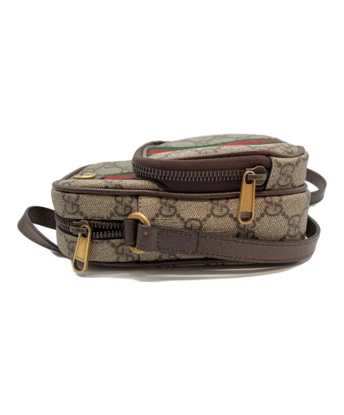 GUCCI（グッチ）GUCCI (グッチ) オフィディア ミニショルダーバッグ ブラウンの古着・服飾アイテム