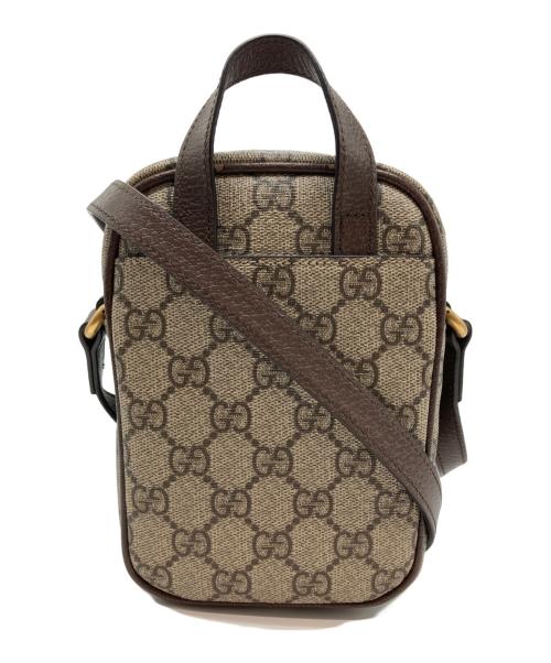 GUCCI（グッチ）GUCCI (グッチ) オフィディア ミニショルダーバッグ ブラウンの古着・服飾アイテム