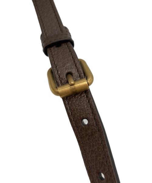 GUCCI（グッチ）GUCCI (グッチ) オフィディア ミニショルダーバッグ ブラウンの古着・服飾アイテム
