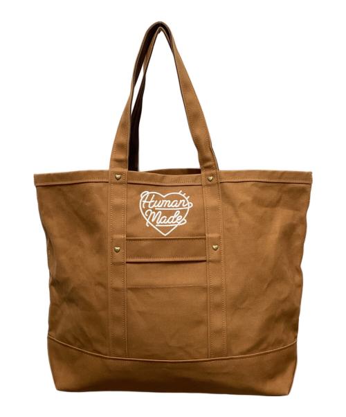HUMAN MADE（ヒューマンメイド）HUMAN MADE (ヒューマンメイド) トートバッグ ブラウンの古着・服飾アイテム