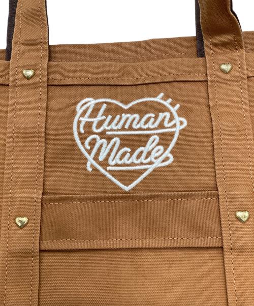 HUMAN MADE（ヒューマンメイド）HUMAN MADE (ヒューマンメイド) トートバッグ ブラウンの古着・服飾アイテム