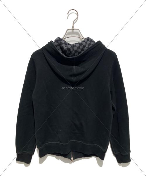 LOUIS VUITTON（ルイ ヴィトン）LOUIS VUITTON (ルイ ヴィトン) ダミエジップパーカー ブラック サイズ:XSの古着・服飾アイテム