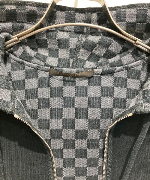 LOUIS VUITTON（ルイ ヴィトン）LOUIS VUITTON (ルイ ヴィトン) ダミエジップパーカー ブラック サイズ:XSの古着・服飾アイテム