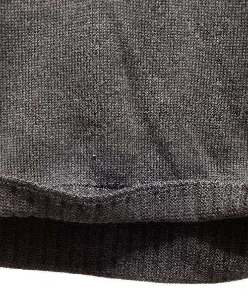 LOUIS VUITTON（ルイ ヴィトン）LOUIS VUITTON (ルイ ヴィトン) シルク混ショールカラーニット グレー サイズ:XSの古着・服飾アイテム