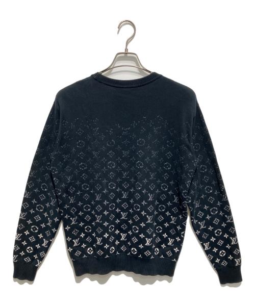 LOUIS VUITTON（ルイ ヴィトン）LOUIS VUITTON (ルイ ヴィトン) モノグラムグラディエントセーター ブラック サイズ:XSの古着・服飾アイテム