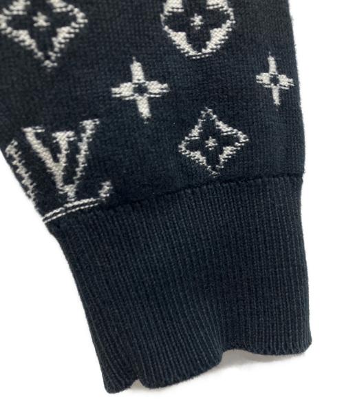 LOUIS VUITTON（ルイ ヴィトン）LOUIS VUITTON (ルイ ヴィトン) モノグラムグラディエントセーター ブラック サイズ:XSの古着・服飾アイテム