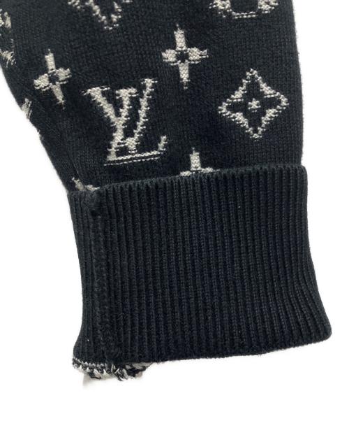 LOUIS VUITTON（ルイ ヴィトン）LOUIS VUITTON (ルイ ヴィトン) モノグラムグラディエントセーター ブラック サイズ:XSの古着・服飾アイテム