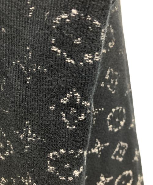 LOUIS VUITTON（ルイ ヴィトン）LOUIS VUITTON (ルイ ヴィトン) モノグラムグラディエントセーター ブラック サイズ:XSの古着・服飾アイテム
