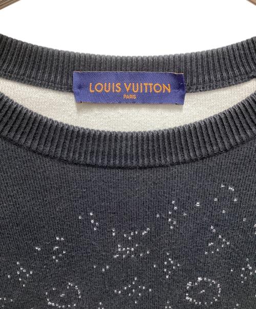 LOUIS VUITTON（ルイ ヴィトン）LOUIS VUITTON (ルイ ヴィトン) モノグラムグラディエントセーター ブラック サイズ:XSの古着・服飾アイテム