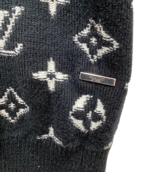LOUIS VUITTON（ルイ ヴィトン）LOUIS VUITTON (ルイ ヴィトン) モノグラムグラディエントセーター ブラック サイズ:XSの古着・服飾アイテム